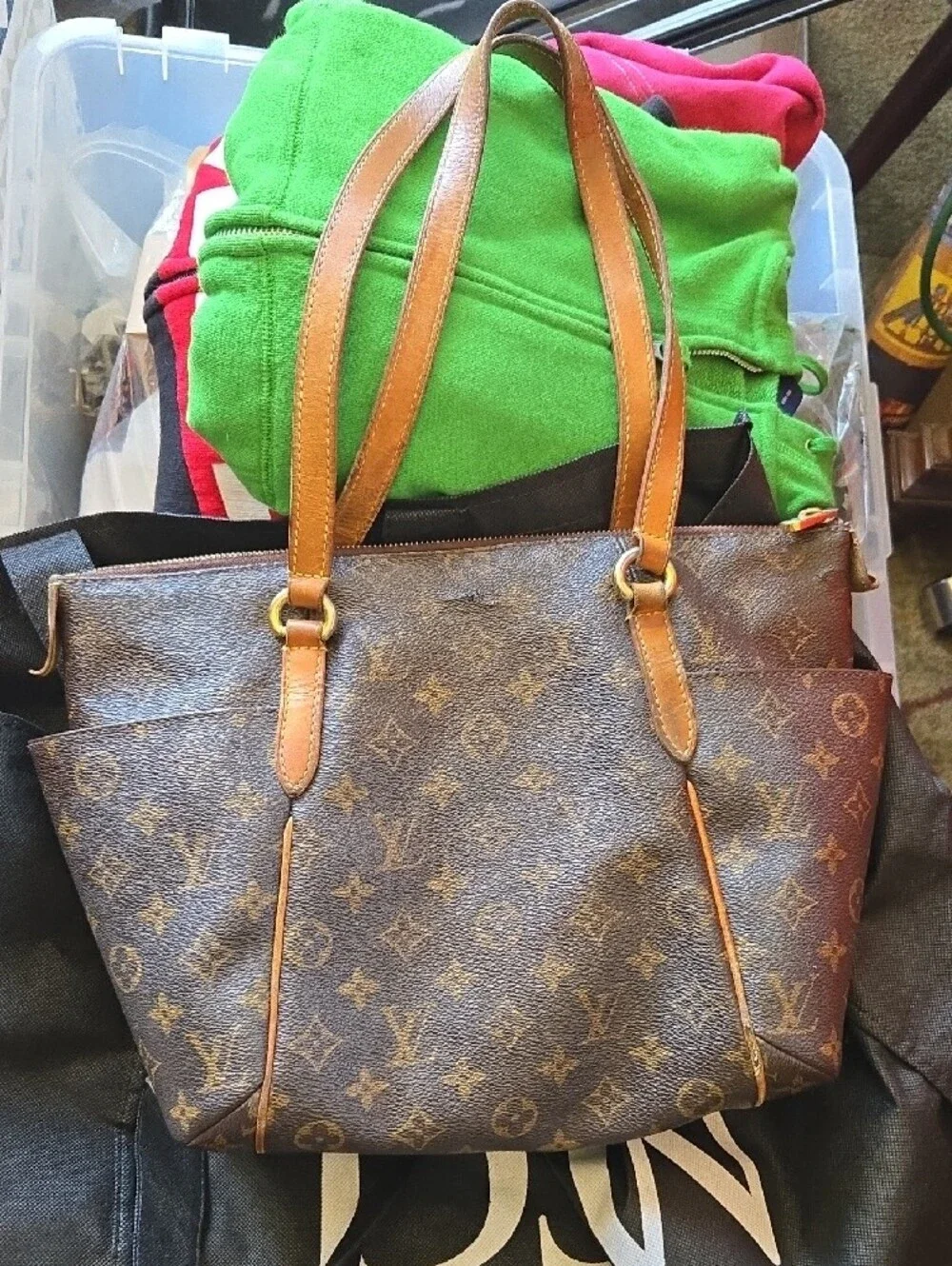 Louis Vuitton Monogram Totally Canvas Brown Tote Bag
